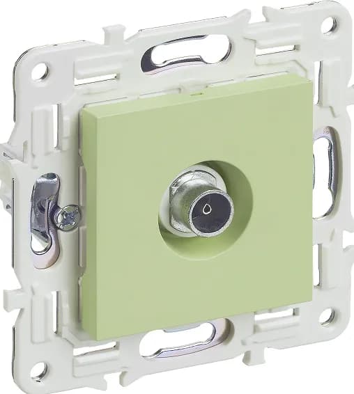 Розетка TV IEK SKANDY SK-A10-O-K06 (мятный)
