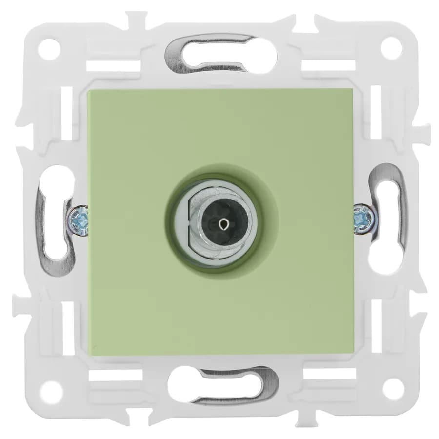 Розетка TV IEK SKANDY SK-A10-O-K06 (мятный), фото 4