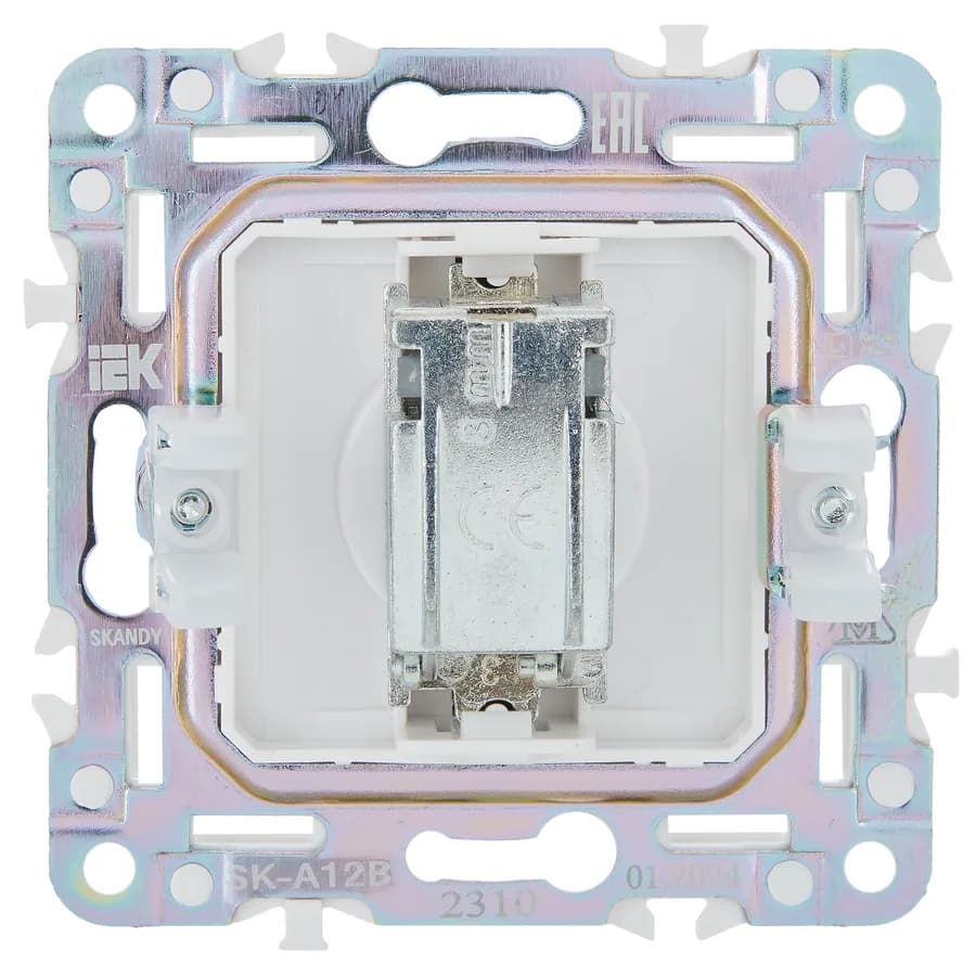 Розетка TV IEK SKANDY SK-A10-O-K10 (бежевый), фото 4