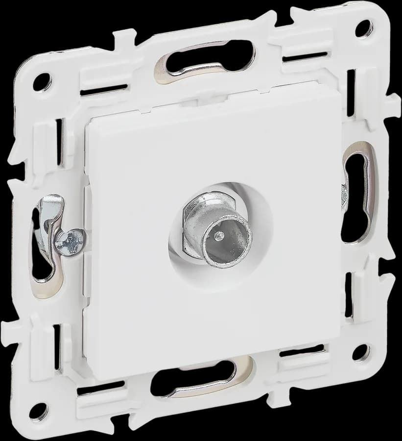 Розетка TV IEK SKANDY SK-A10-P-K01 (белый арктический)