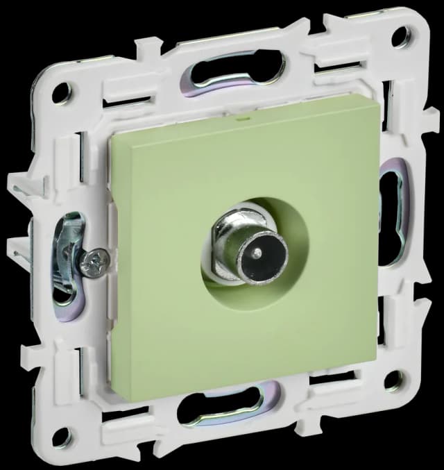 Розетка TV IEK SKANDY SK-A10-P-K06 (мятный)