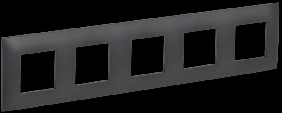 Рамка пятиместная IEK SKANDY SK-M52-K48 (титан)
