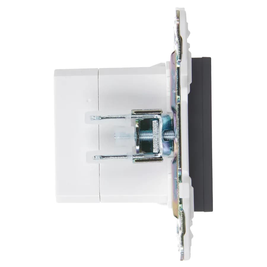 Розетка USB IEK SKANDY SK-U21-D31-K48 (титан), фото 4