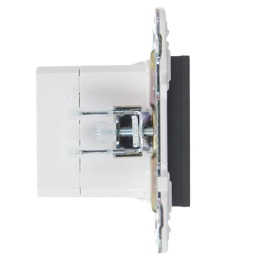Розетка USB IEK SKANDY SK-U22-D31-K48 (титан), фото 4