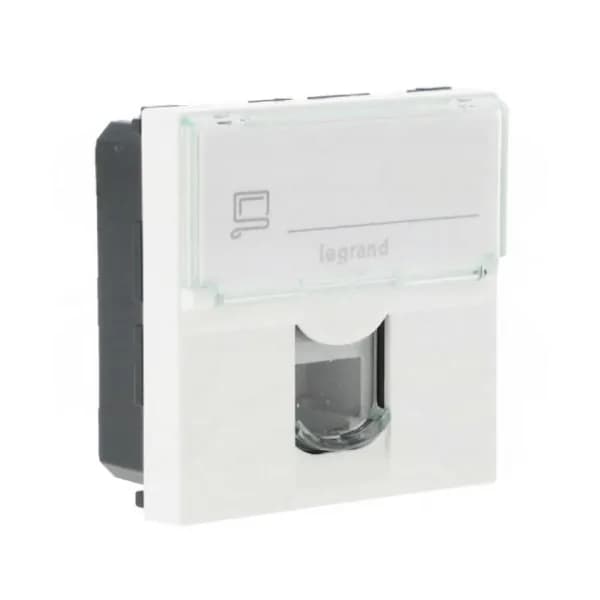 Розетка телефонная RJ11 Legrand Mosaic 078731 (белый)