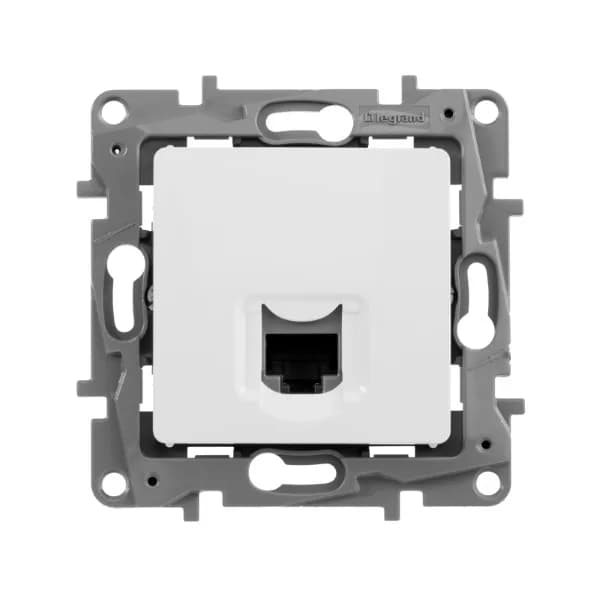 Розетка компьютерная RJ45 кат.5e Legrand Etika 672241 (белый), фото 2
