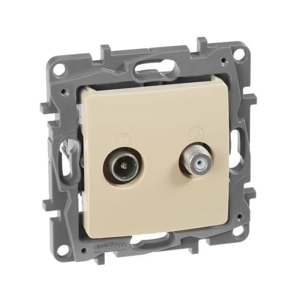 Розетка TV-SAT Legrand Etika 672357 (слоновая кость)
