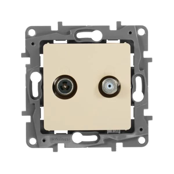 Розетка TV-SAT Legrand Etika 672357 (слоновая кость), фото 2