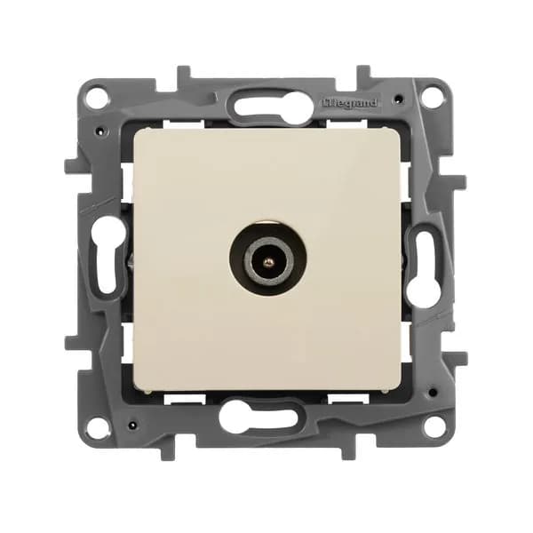 Розетка TV проходная Legrand Etika 672363 (слоновая кость), фото 2