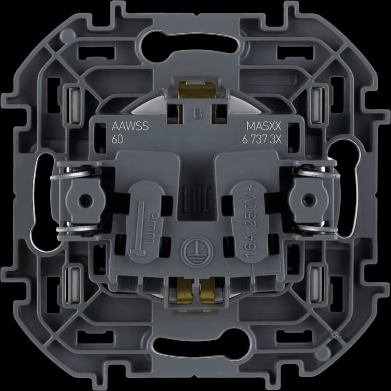 Розетка с заземлением со шторками Legrand Inspiria 673732 (алюминий), фото 4