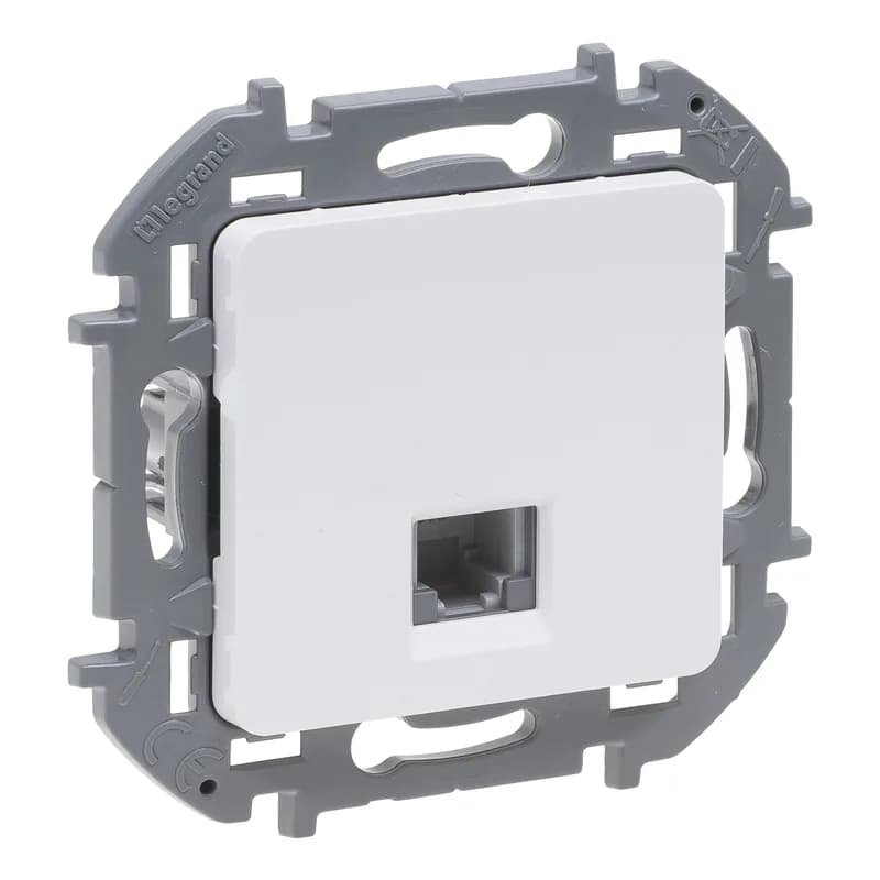 Розетка телефонная RJ11 Legrand Inspiria 673820 (белый)