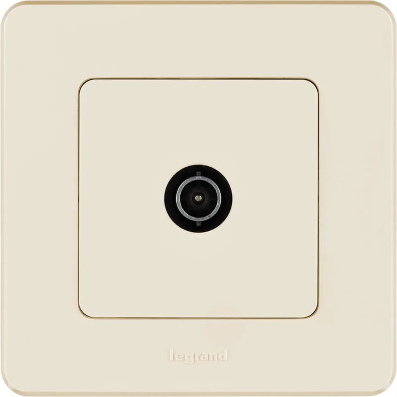 Розетка TV звезда Legrand Inspiria 673851 (слоновая кость), фото 2