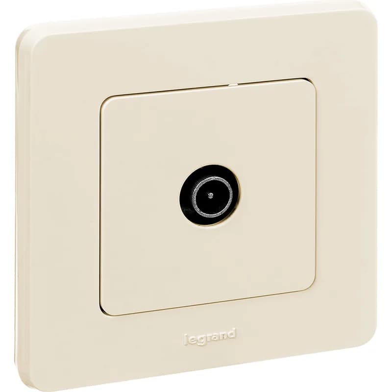 Розетка TV звезда Legrand Inspiria 673851 (слоновая кость), фото 3