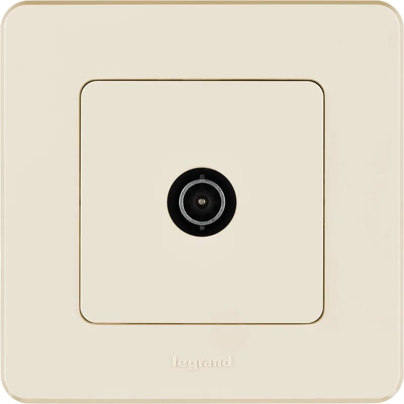Розетка TV проходная Legrand Inspiria 673861 (слоновая кость), фото 2