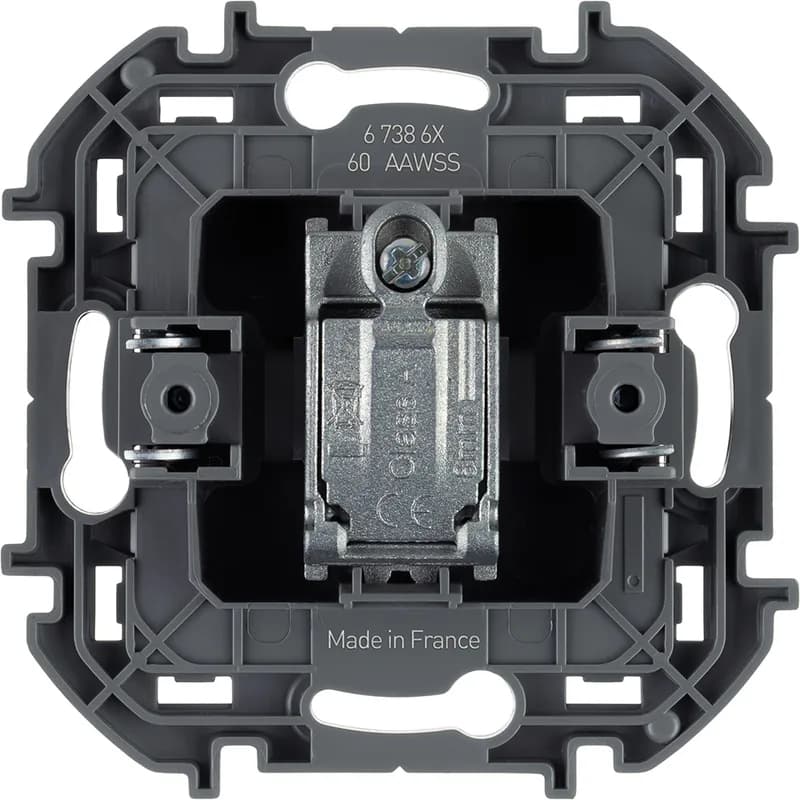 Розетка TV проходная Legrand Inspiria 673863 (антрацит), фото 4