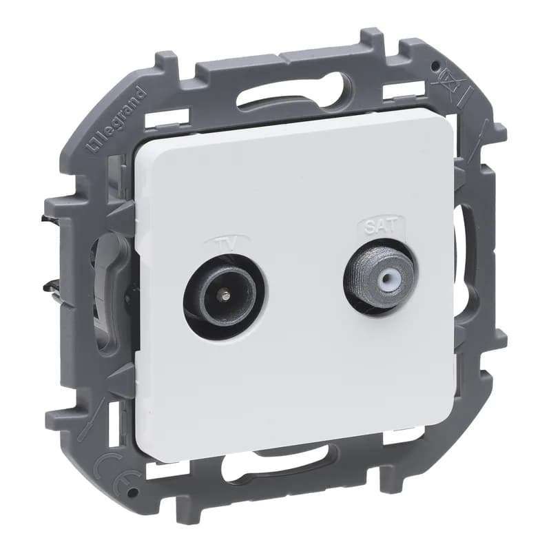Розетка TV-SAT Legrand Inspiria 673880 (белый)