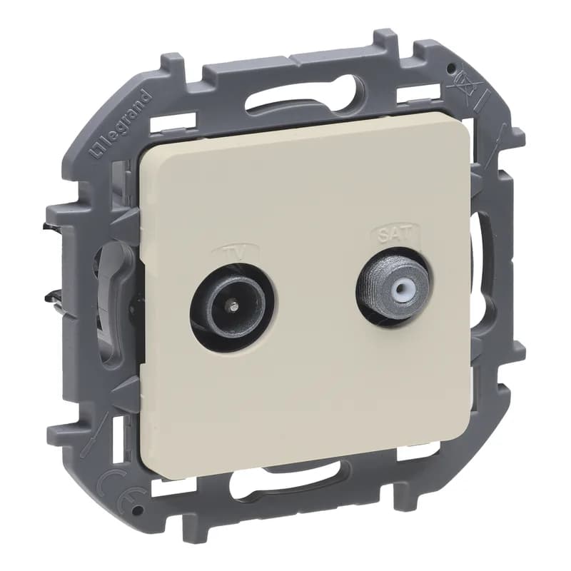 Розетка TV-SAT Legrand Inspiria 673881 (слоновая кость)