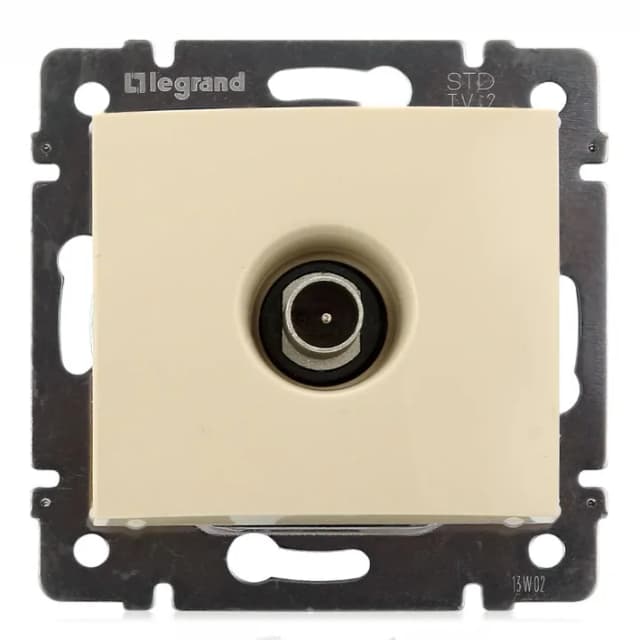 Розетка TV оконечная Legrand Valena 695617 (слоновая кость)