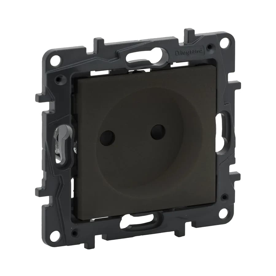 Розетка без заземления Legrand Structura 764203 (магнезиум)
