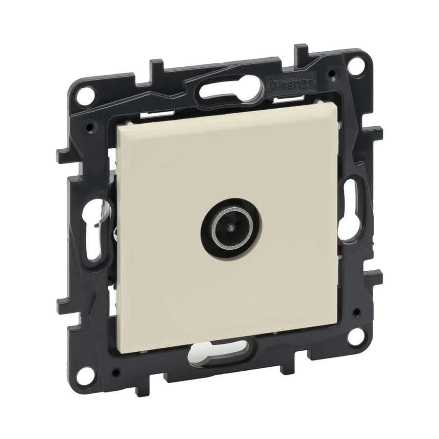 Розетка TV звезда Legrand Structura 764251 (слоновая кость)