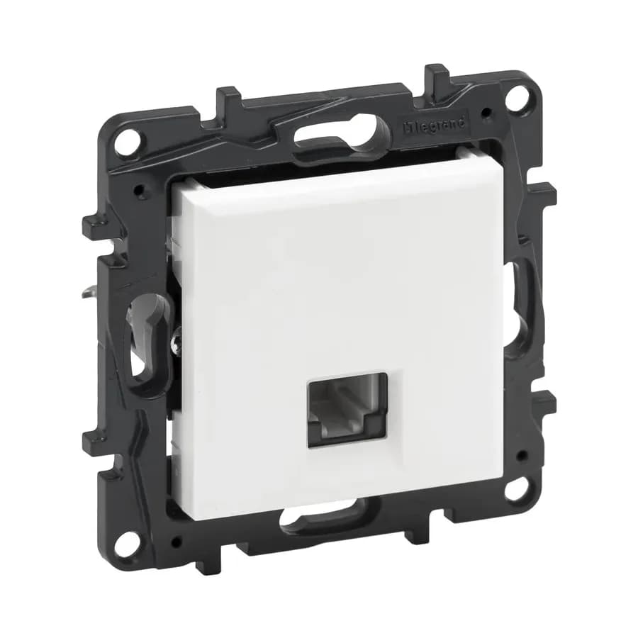 Розетка телефонная RJ11 Legrand Structura 764290 (белый)