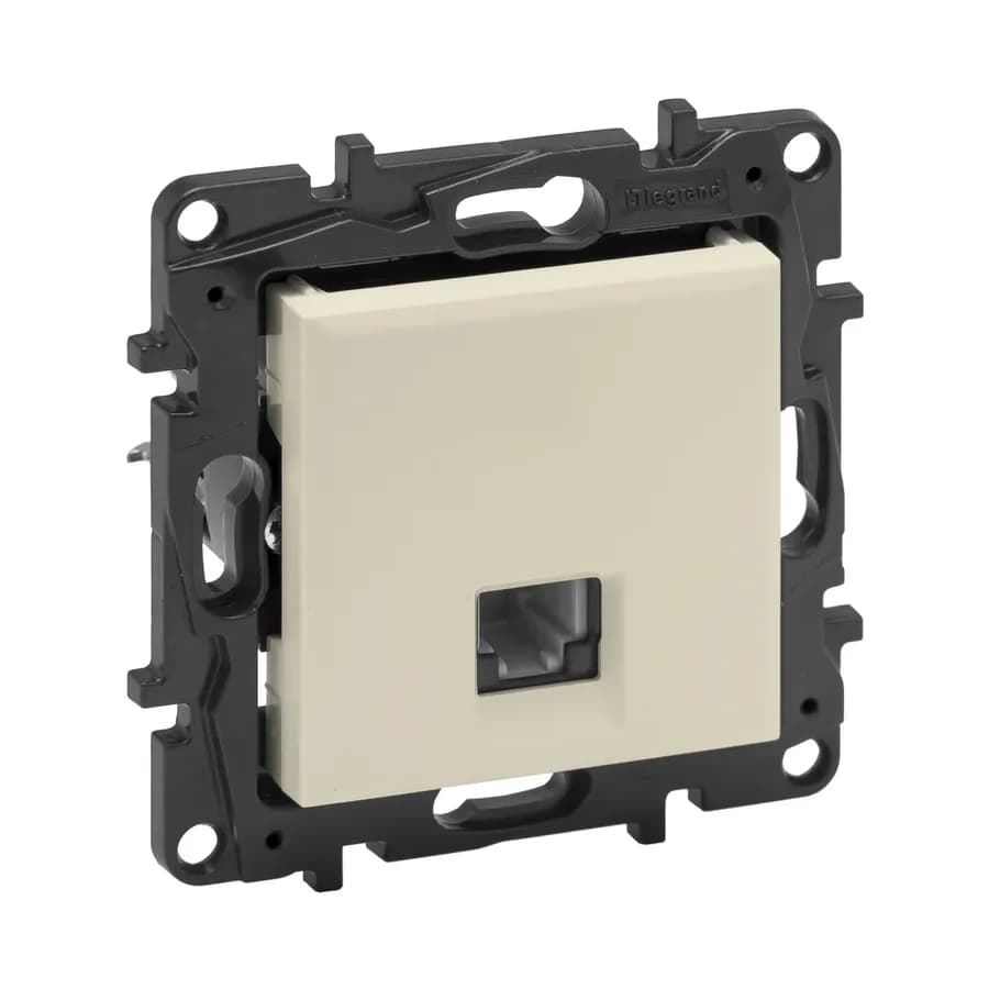 Розетка телефонная RJ11 Legrand Structura 764291 (слоновая кость)