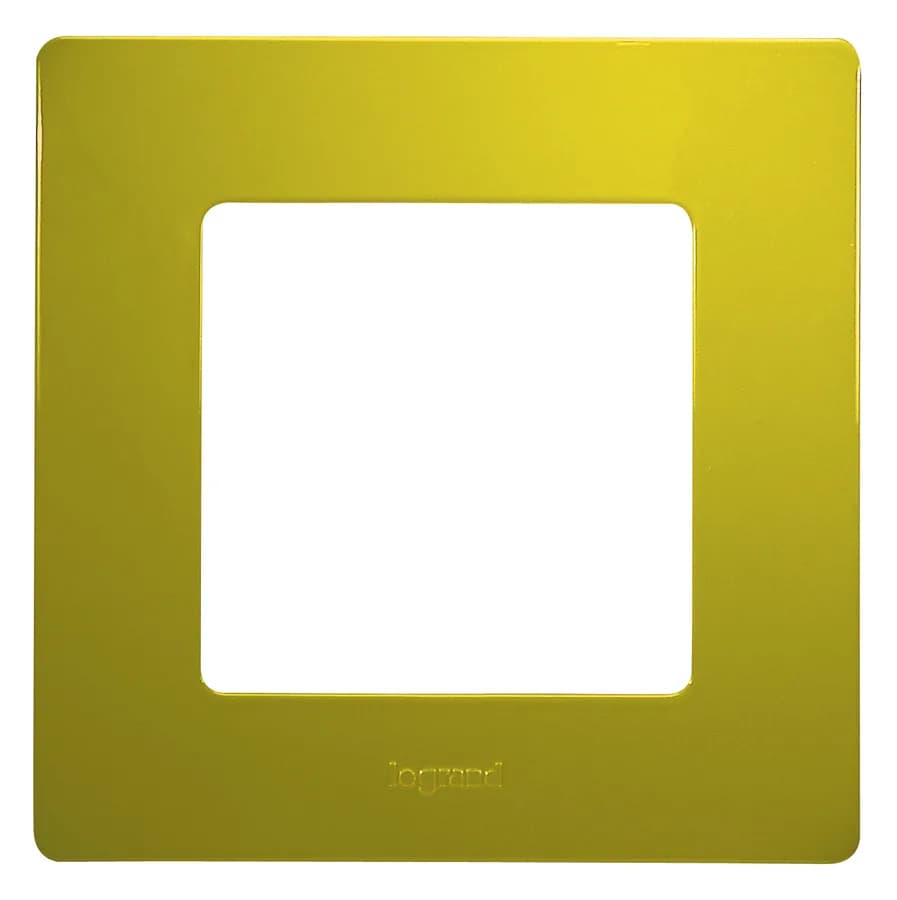 Рамка для выключателей и розеток Legrand Etika 1-местная 672541 (зелёный папоротник), фото 2