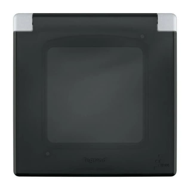 Рамка для выключателей и розеток влагозащищённая IP44 Legrand Inspiria 1-местная 673922 (алюминий)