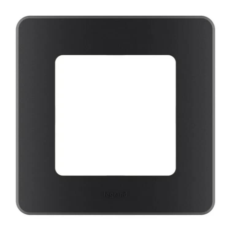 Рамка для выключателей и розеток Legrand Inspiria 1-местная 673933 (антрацит)