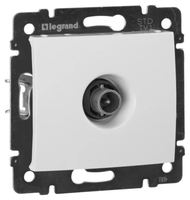 Розетка TV Legrand Valena 694284 (белый)