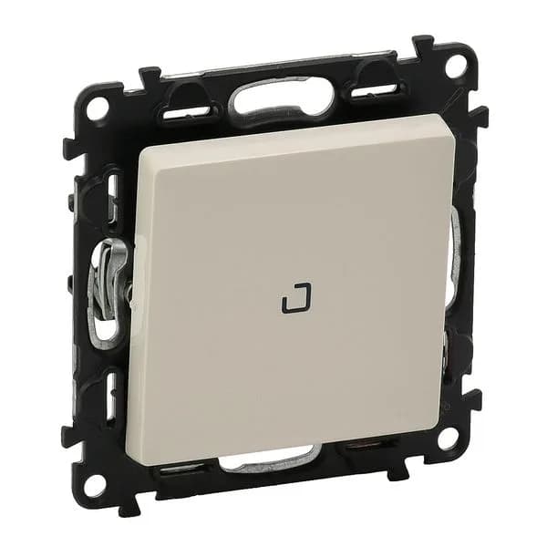 Выключатель 1-клавишный проходной с подсветкой Legrand Valena Life 752526 (слоновая кость)
