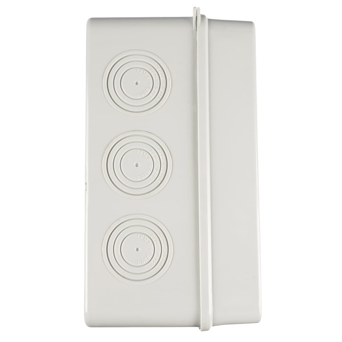Бокс пластиковый навесной Jazzway PDB/W 5072107, ЩРН-ПГ-15, на 15 модулей, 1 ряд, IP65, серый