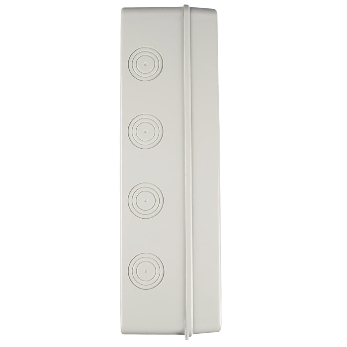 Бокс пластиковый навесной Jazzway PDB/W 5072145, ЩРН-ПГ-24, на 24 модуля, 2 ряда, IP65, серый