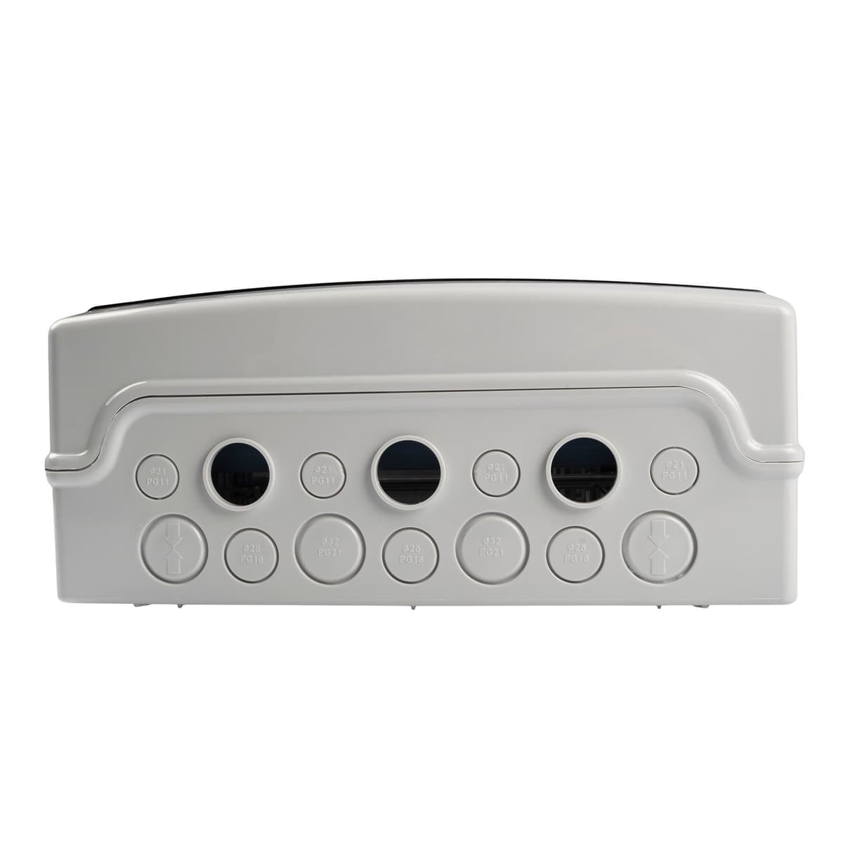 Бокс пластиковый навесной Jazzway PDB/W 5072169, ЩРН-ПГ-36, на 36 модулей, 3 ряда, IP65, серый