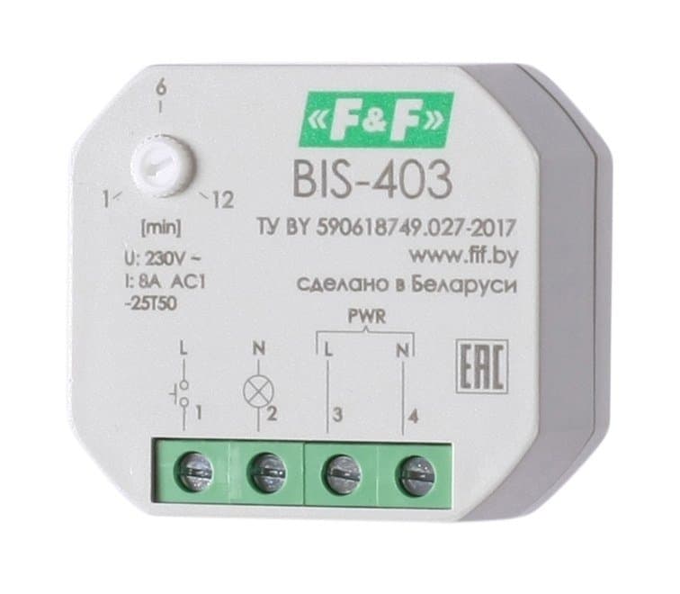 Реле импульсное 8А Евроавтоматика ФиФ BIS-403