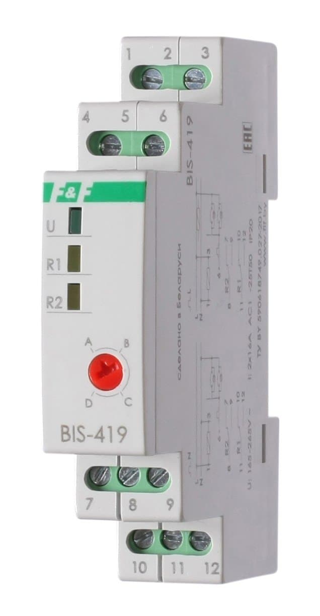 Реле импульсное 16А Евроавтоматика ФиФ BIS-419