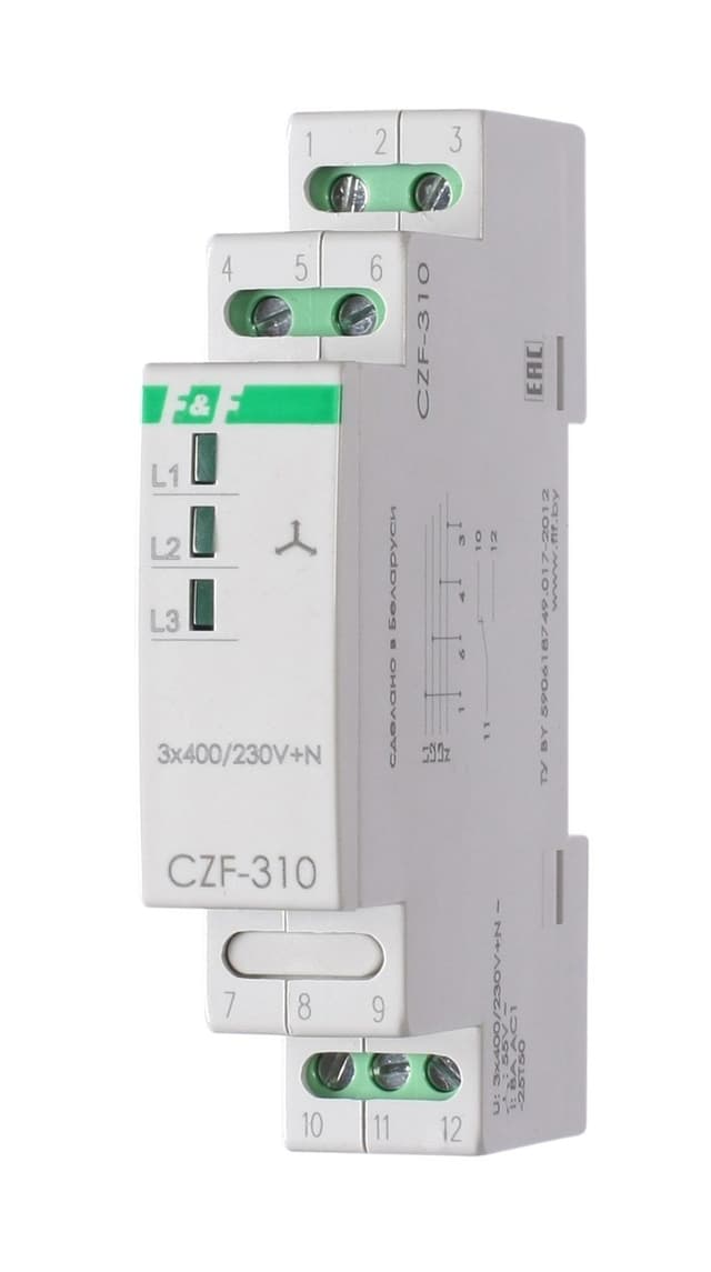 Реле контроля фаз Евроавтоматика ФиФ CZF-310