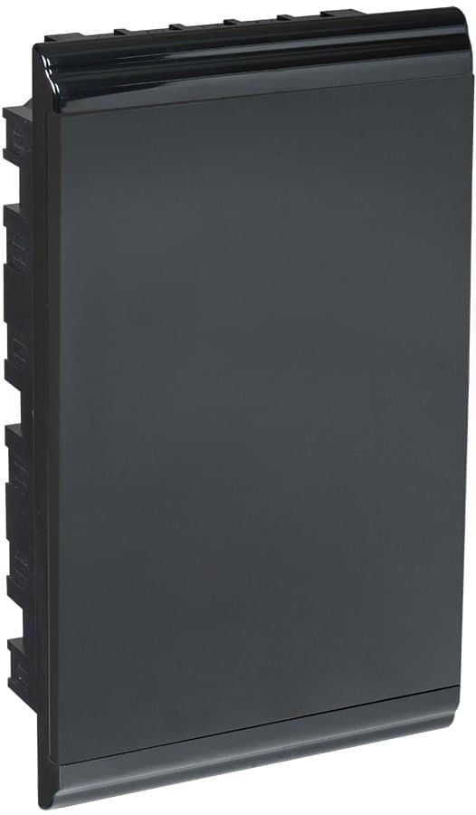 Бокс пластиковый встраиваемый IEK PRIME MKP13-V-01-36-41-K02, ЩРВ-П-36, на 36 модулей, 3 ряда, IP41, черный