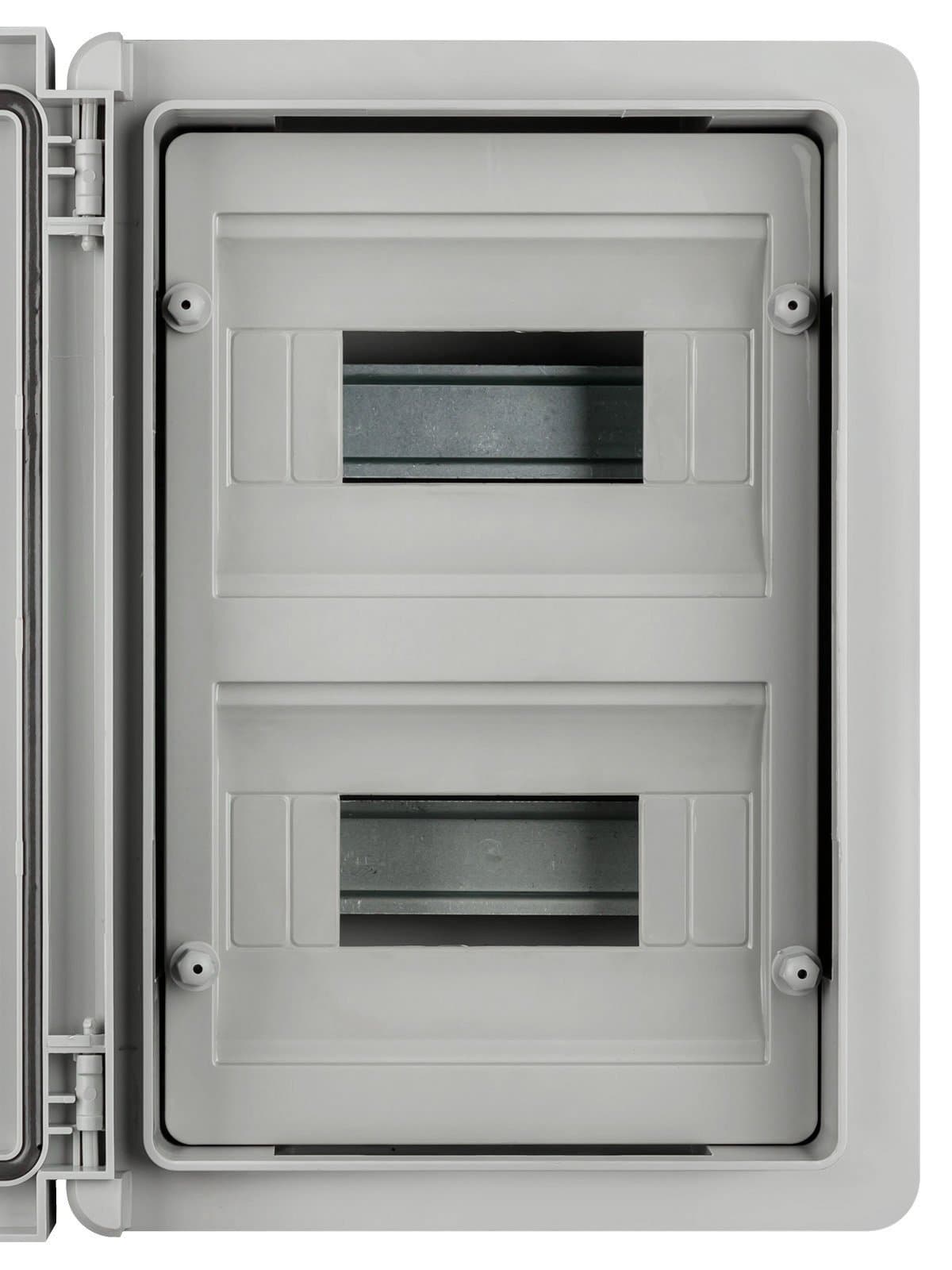Бокс пластиковый навесной TDM Electric SQ0932-0115, ЩРН-П-16, на 16 модулей, 2 ряда, IP65, серый