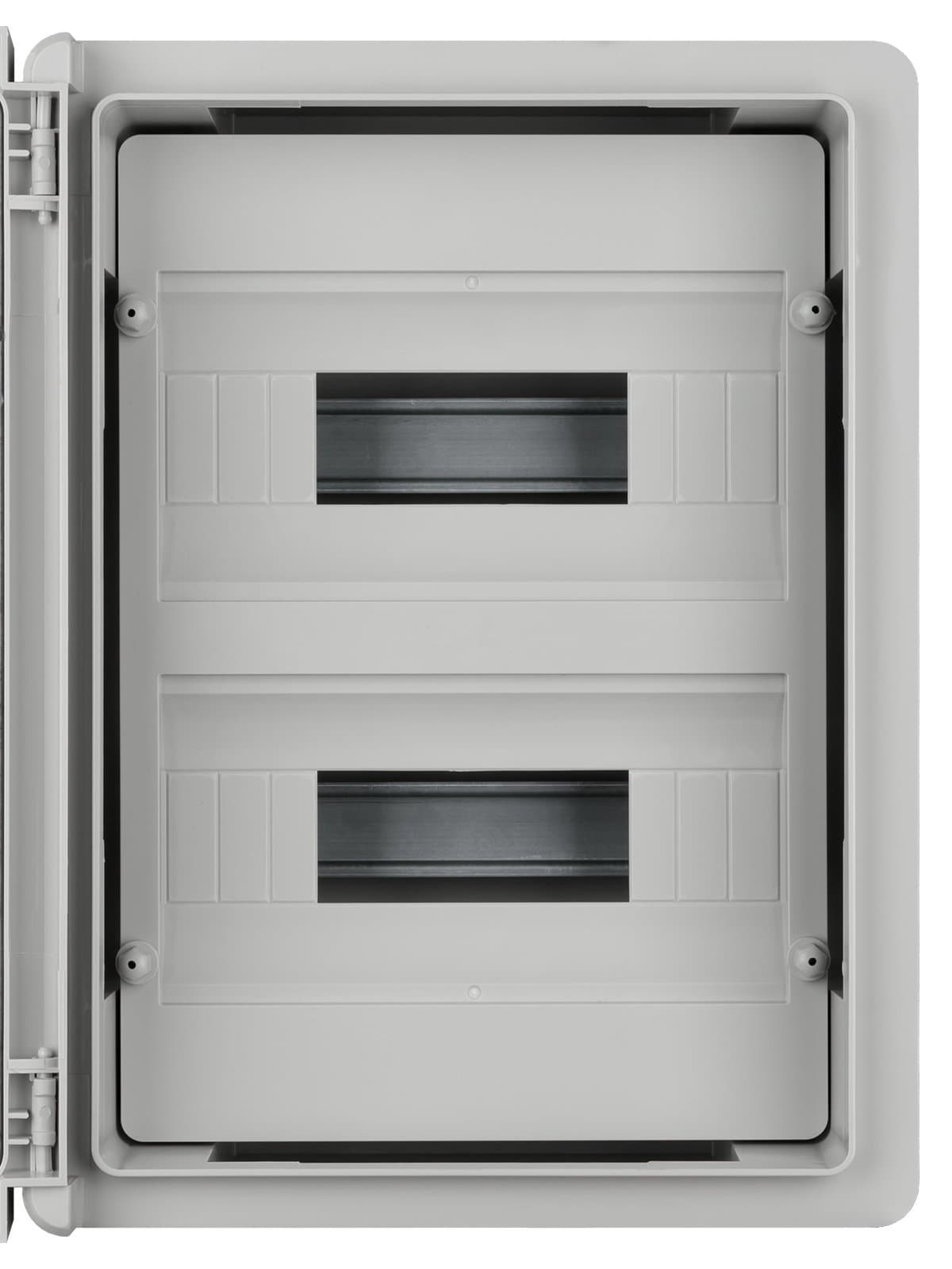 Бокс пластиковый навесной TDM Electric SQ0932-0116, ЩРН-П-24, на 24 модуля, 2 ряда, IP65, серый