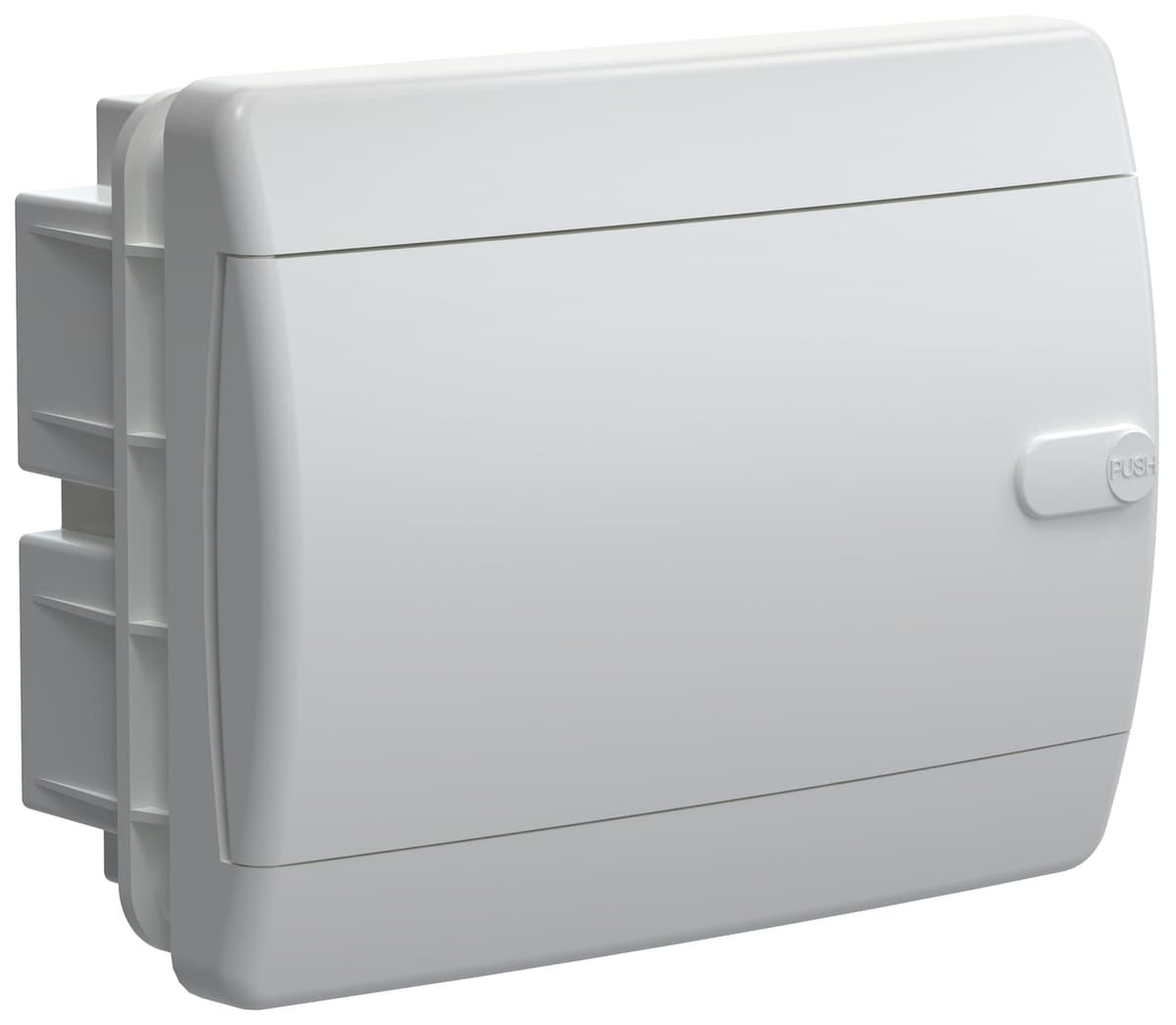 Бокс пластиковый встраиваемый IEK UNION Compact UIC-KP13-V-08-41-K01, ЩРВ-П-8, на 8 модулей, 1 ряд, белая дверь, IP41, белый