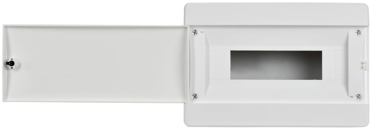 Бокс пластиковый встраиваемый IEK UNION Compact UIC-KP13-V-12-41-K01, ЩРВ-П-12, на 12 модулей, 1 ряд, белая дверь, IP41, белый