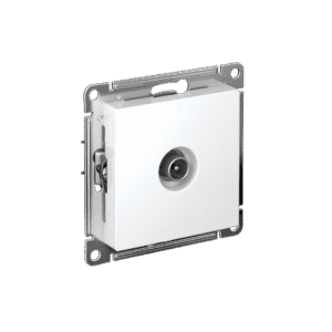 Розетка TV антенная Systeme Electric ATLASDESIGN ATN000193 (белая)