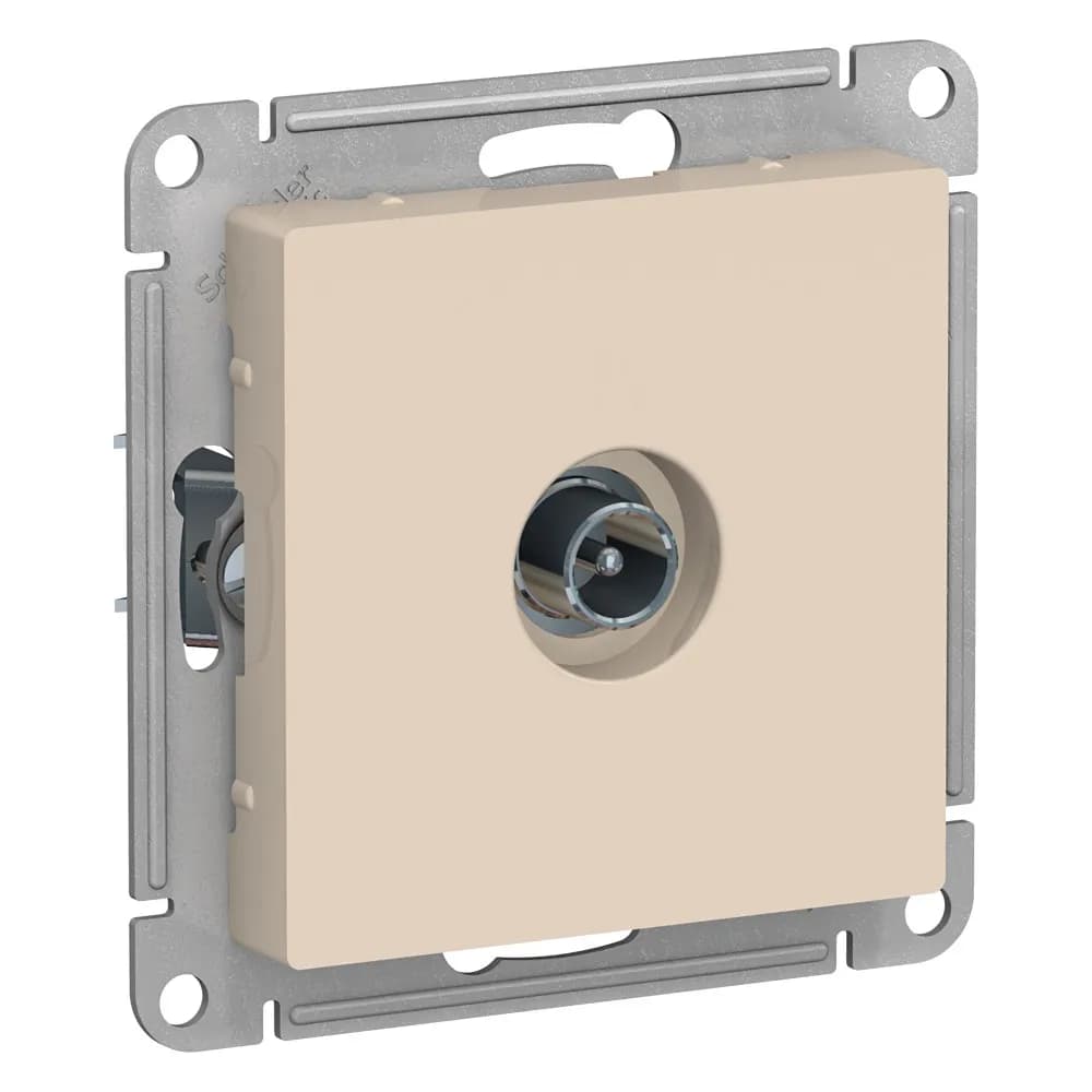Розетка ТВ оконечная Systeme Electric AtlasDesign ATN000291 бежевая