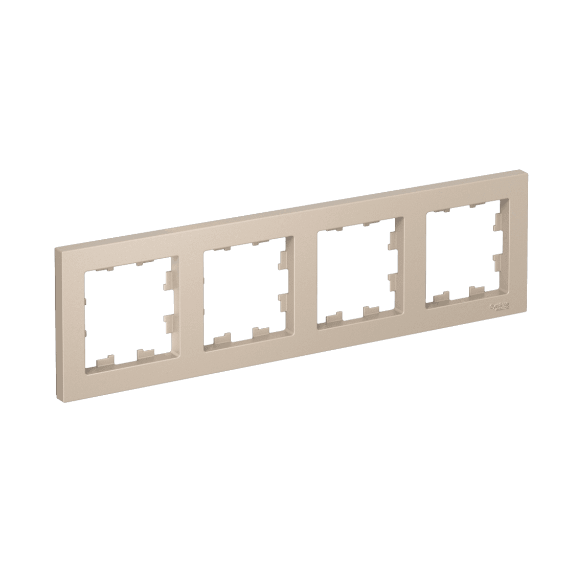Рамка Schneider Electric AtlasDesign 4-местная песочный ATN001204