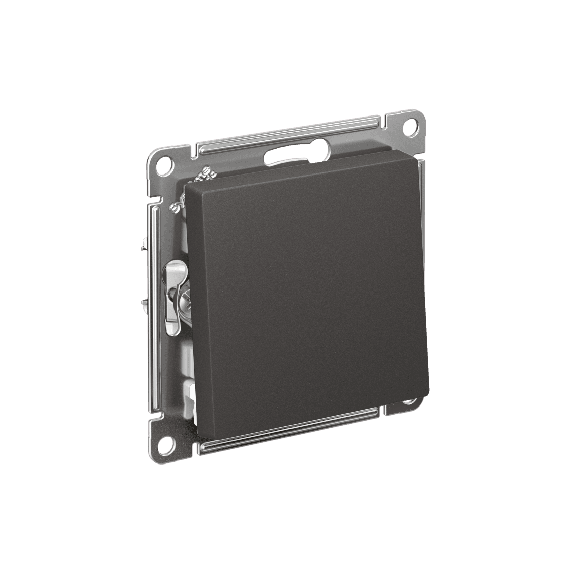 Выключатель однокнопочный Schneider Electric AtlasDesign базальт ATN001415