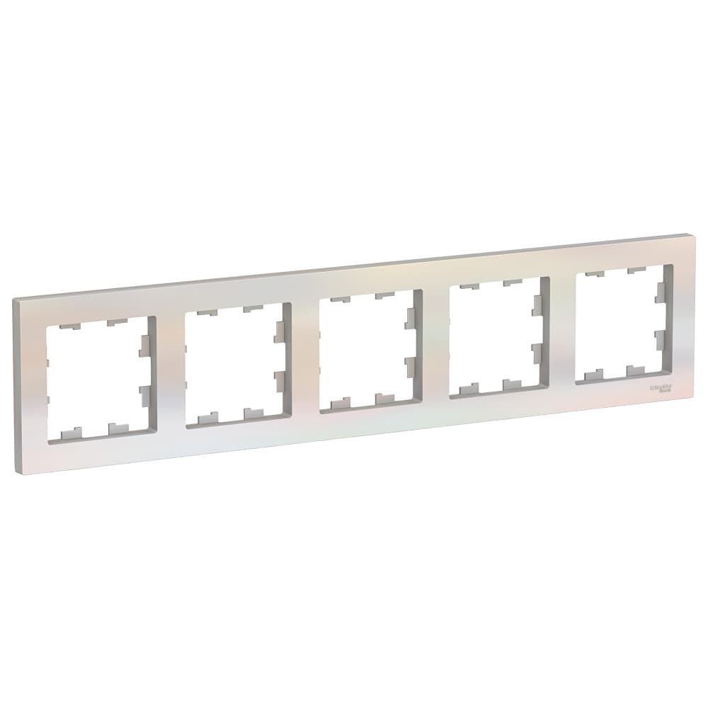 Рамка Schneider Electric AtlasDesign 5-местная жемчуг ATN000405