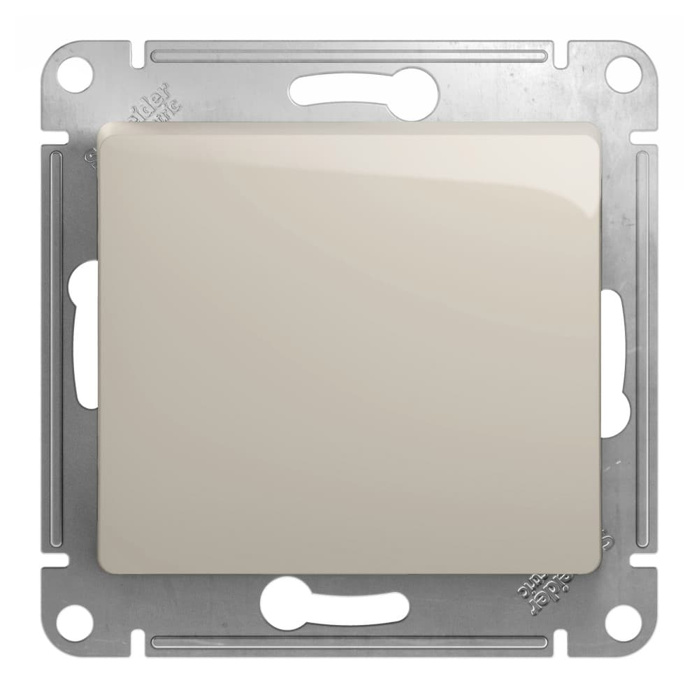 Выключатель проходной одноклавишный Schneider Electric Glossa молочный цвет GSL000961