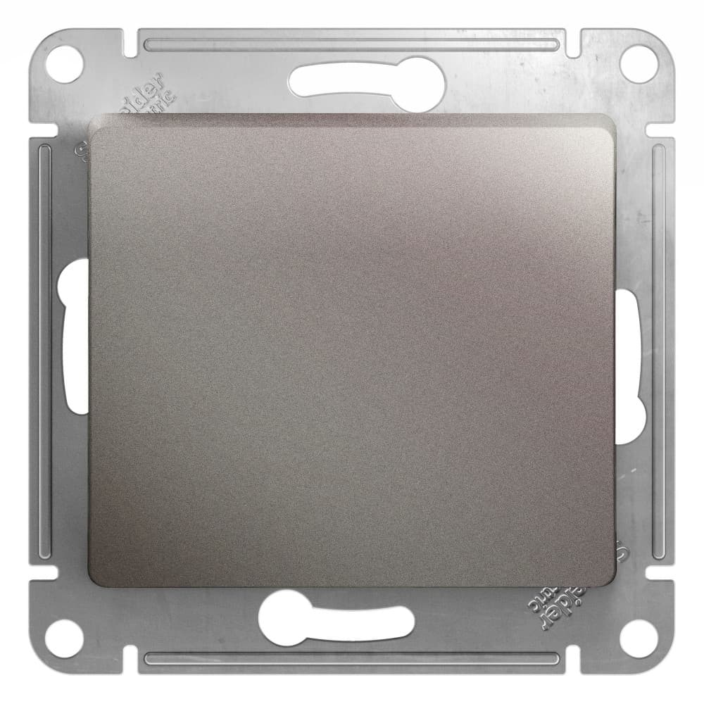 Выключатель перекрестный одноклавишный Schneider Electric Glossa цвет платина GSL001271