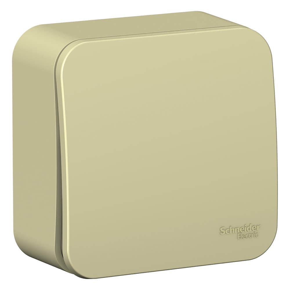 Выключатель одноклавишный Systeme Electric Blanca BLNVA101017, цвет бежевый, с рамкой.